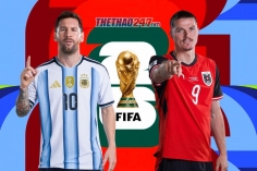 Dự đoán tỷ số Argentina vs Áo: Khó có mưa bàn thắng