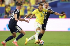 Trực tiếp bóng đá Scotland 0-3 Brazil: Neymar vào sân