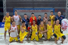 Đè bẹp Thái Lan, bóng ném bãi biển Việt Nam đặt 1 tay vào chức vô địch SEA Games 31