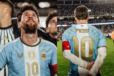Bí ẩn hai chiếc sừng trên số áo 10 của Messi được giải đáp