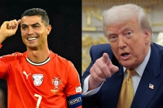 Donald Trump chỉ thẳng Ronaldo là GOAT của bóng đá
