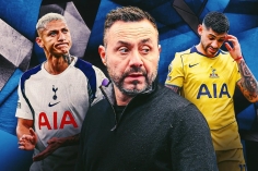 De Zerbi: 'Tottenham sẽ không xuống hạng'