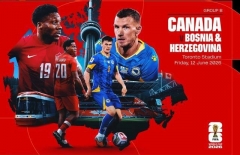 Link xem trực tiếp Canada vs Bosnia-Herzegovina hôm nay 13/6 trên VTV