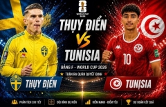 Xem trực tiếp Thụy Điển vs Tunisia - World Cup 2026 ở đâu?