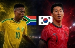 VTVgo VTV3 trực tiếp Nam Phi vs Hàn Quốc, 8h00 ngày 25/6 - World Cup 2026