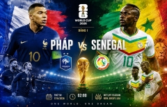 Trực tiếp Pháp vs Senegal, 02h00 hôm nay 17/06