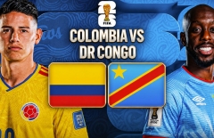 Trực tiếp Colombia vs CHDC Congo, 9h00 hôm nay 24/06: Đã có đội hình