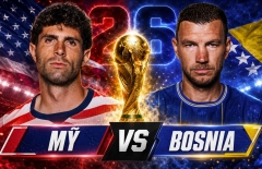 Tỷ lệ thắng Mỹ vs Bosnia & Herzegovina: Mỹ áp đảo!