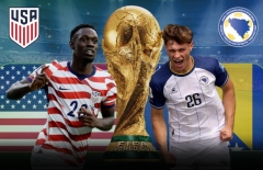 Link xem trực tiếp Mỹ vs Bosnia & Herzegovina hôm nay 2/7 trên VTV
