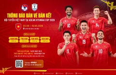 Vé bán kết AFF Cup của ĐT Việt Nam bán khi nào, giá bao nhiêu?
