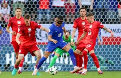 Mbappe tỏa sáng, Pháp vẫn mất điểm thất vọng trước Ba Lan