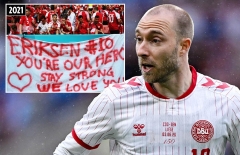 Christian Eriksen lại đột quỵ trên sân, ám ảnh Euro 2021 ùa về