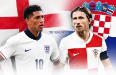 Đội hình mạnh nhất Anh vs Croatia: Bellingham đấu Modric!
