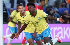 Vinicius Jr rực sáng, Brazil chia điểm nghẹt thở trước Marocco