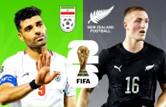 Dự đoán bàn thắng, góc & thẻ phạt Iran vs New Zealand, 8h00 ngày 16/6