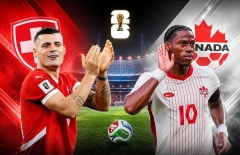 VTVgo VTV3 trực tiếp Thụy Sĩ vs Canada, 2h00 ngày 25/6 - World Cup 2026