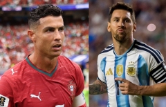 Vừa ghi 2 bàn, Ronaldo có động thái ngỡ ngàng với Messi tại World Cup