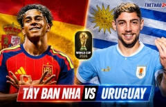 VTVgo VTV3 trực tiếp Uruguay vs Tây Ban Nha, 7h00 ngày 27/6 - World Cup 2026