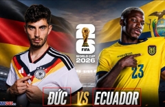 Trực tiếp bóng đá Đức vs Ecuador, 3h00 hôm nay 26/6