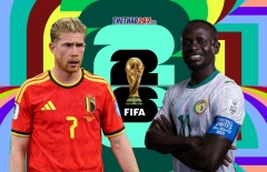 Trực tiếp bóng đá Bỉ vs Senegal, 3h00 hôm nay 3/7