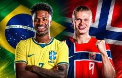 Link xem trực tiếp Brazil vs Na Uy hôm nay 6/7 trên VTV - World Cup 2026