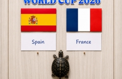 Thần rùa hiển linh dự đoán Pháp vs Tây Ban Nha - World Cup 2026