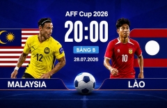 Link xem trực tiếp Malaysia vs Lào, 20h00 hôm nay 28/7