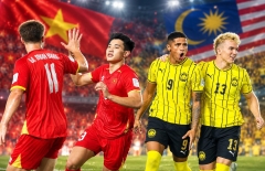 Trực tiếp Việt Nam vs Malaysia, 16h00 hôm nay 5/10