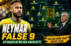 Carlo Ancelotti 'Messi hóa' Neymar, Brazil chuẩn bị bùng nổ
