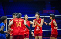 Tuyển bóng chuyền nữ Việt Nam không thể tạo nên bất ngờ trước Hàn Quốc