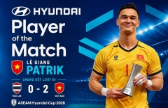 'Siêu nhân' Patrik Lê Giang gửi lời gan ruột tới CĐV khi về Mỹ Đình
