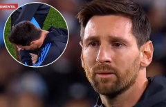 Lionel Messi bật khóc