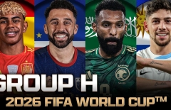 Bảng H World Cup 2026: Tây Ban Nha khởi hành cuộc chinh phạt