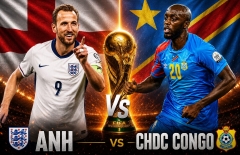 Xem trực tiếp Anh vs Congo - World Cup 2026 ở đâu?