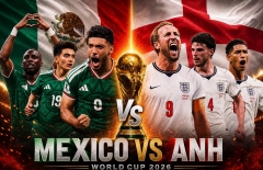 Trực tiếp bóng đá Mexico vs Anh, 7h00 hôm nay 6/7