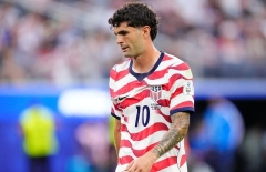 Tuyển Mỹ lo sốt vó vì Pulisic trước trận tranh ngôi đầu bảng D