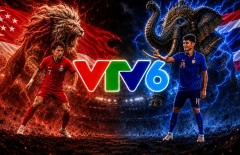VTV5 VTV6 trực tiếp bóng đá AFF Cup 2026 hôm nay 18/8: Thái Lan vs Singapore