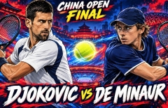 Djokovic vào chung kết China Open sau sự cố khó tin của Medvedev