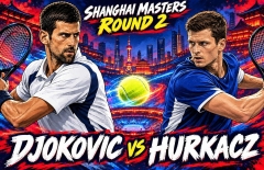 Link xem trực tiếp Novak Djokovic vs Hubert Hurkacz, vòng 2 Shanghai Masters 2026