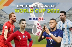 Lịch thi đấu vòng 1/8 World Cup 2022 mới nhất
