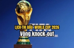 Lịch thi đấu World Cup 2026 vòng knock-out