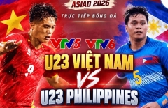 VTV5 VTV6 trực tiếp bóng đá ASIAD hôm nay 18/9: U23 Việt Nam vs U23 Philippines