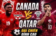 Xem trực tiếp Canada vs Qatar - World Cup 2026 ở đâu?