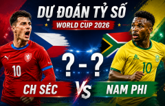 Dự đoán tỷ số CH Séc vs Nam Phi: Bất ngờ quá lớn