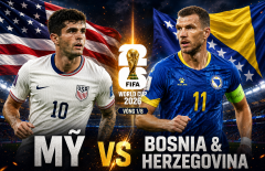 VTVgo VTV3 trực tiếp Mỹ vs Bosnia, 7h00 ngày 2/7 - World Cup 2026