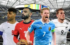 Bảng G World Cup 2026: Đội châu Á đối đầu 2 vua kiến tạo Ngoại hạng Anh