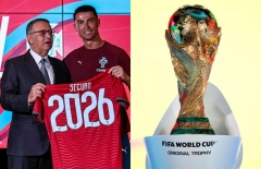 Tổng thống Bồ Đào Nha trao vật đặc biệt cho Ronaldo, quyết vô địch World Cup 2026