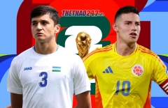 Đội hình mạnh nhất Uzbekistan vs Colombia: Dàn 'hỏa lực' 99 bàn ra sân?