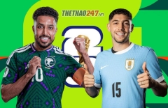 Link xem trực tiếp Ả Rập Xê Út vs Uruguay hôm nay 16/6 trên VTV - World Cup 2026