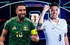 Dự đoán tỷ số Saudi Arabia vs Uruguay: Chờ khoảnh khắc định đoạt
